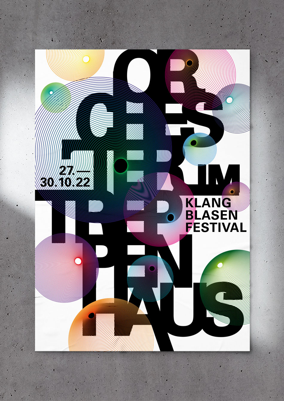 Plakat Klangblasen : Festival