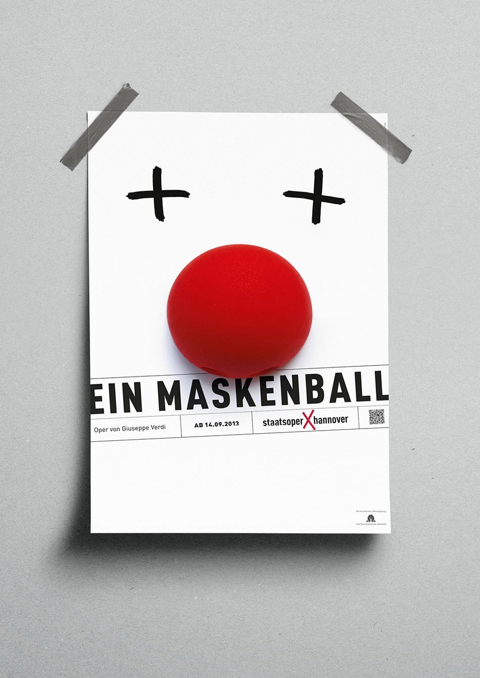 Plakat Maskenball