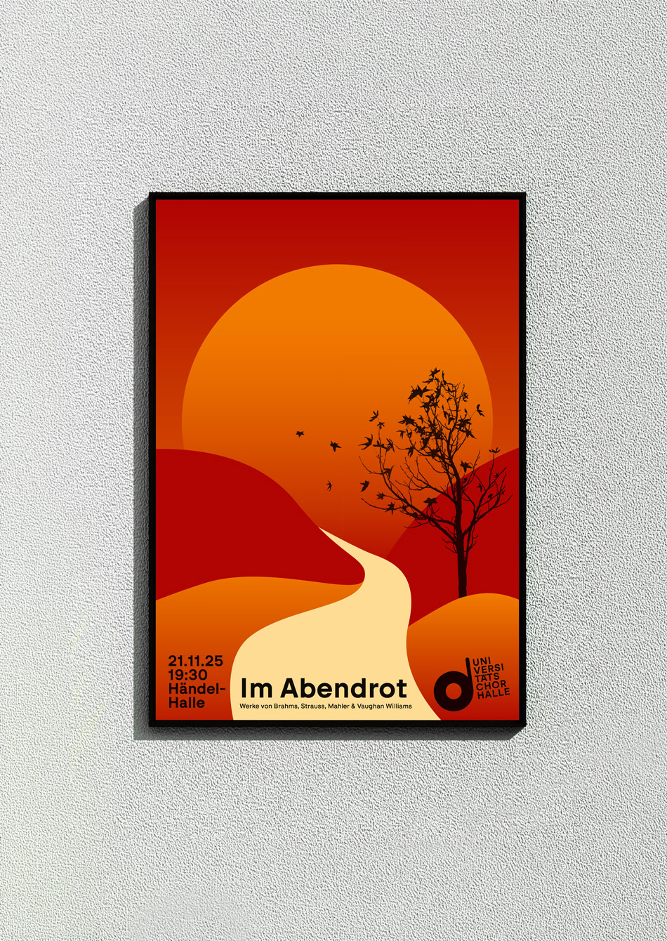 Plakat Universitätschor Halle