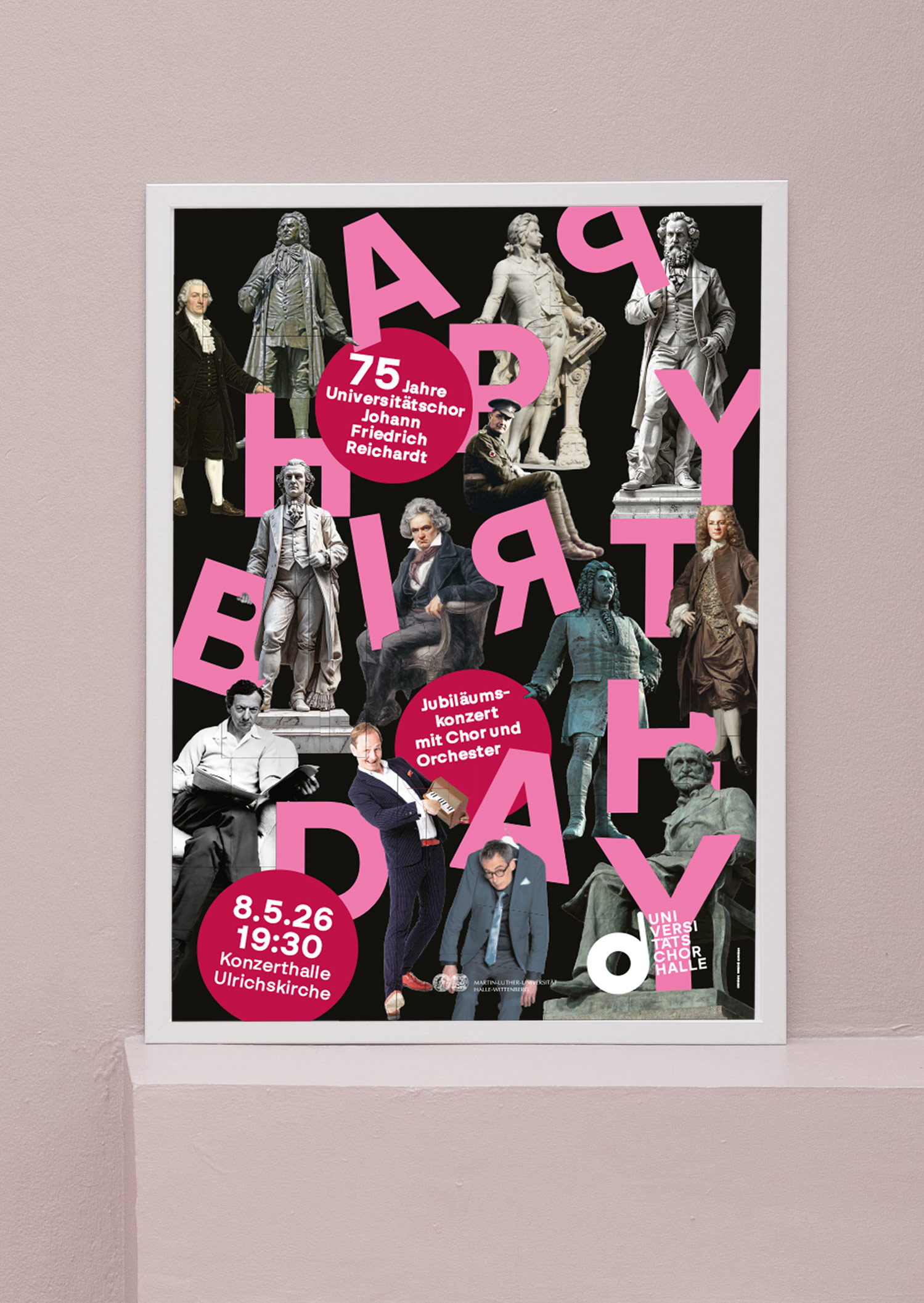 Plakat Universitätschor Halle