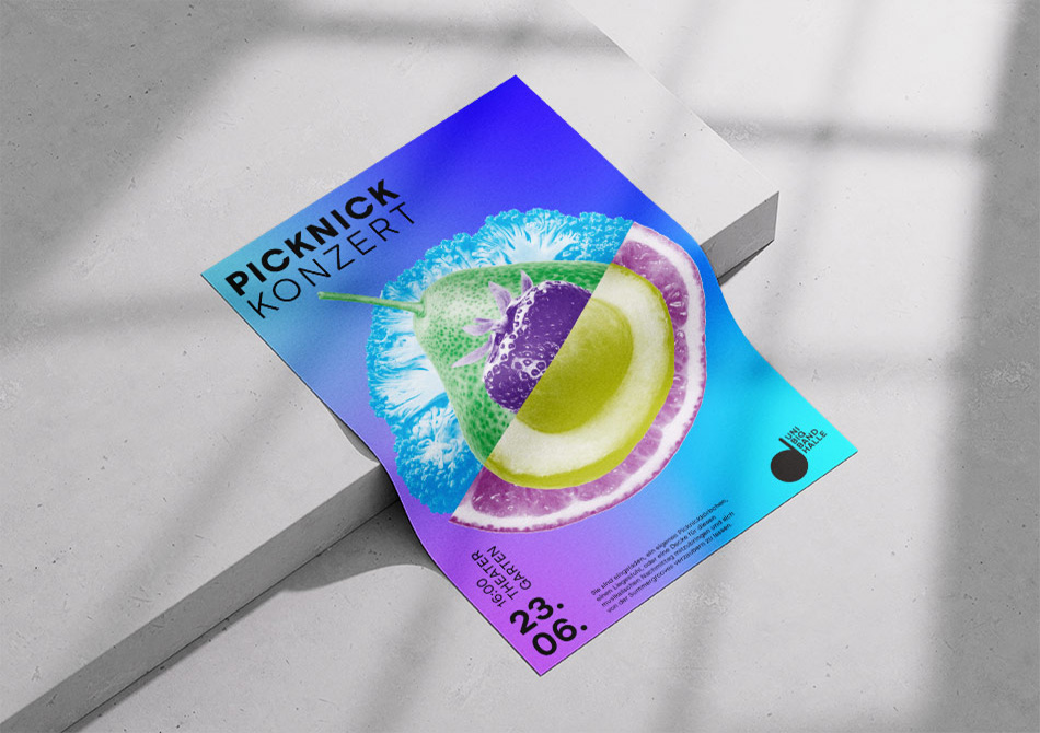 Plakatentwurf Konzert