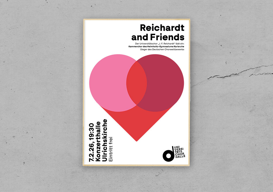 Plakat Universitätschor Halle